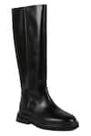Buy_JVAM_Black Everlee Solid Long Boots_at_Aza_Fashions