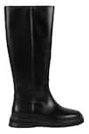 JVAM_Black Everlee Solid Long Boots_Online_at_Aza_Fashions