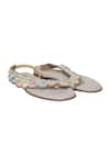 Buy_Kkarma_Multi Color Embellished Nivisha Shell Flats _at_Aza_Fashions