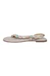 Kkarma_Multi Color Embellished Nivisha Shell Flats _Online_at_Aza_Fashions