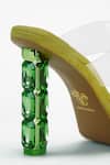 Buy_Signature Sole_Green Diamond Studded Heels