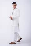 Buy_KAKA CALCUTTA_Ivory Suiting Embroidered Cutdana Jacket _Online_at_Aza_Fashions