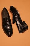 Shop_Dmodot_Black Motivo Croco Loafers _at_Aza_Fashions