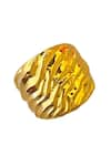 Buy_Radhika Agrawal Jewels_Gold Plated Midas Cascade Ring _at_Aza_Fashions