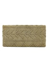 Shop_TROV_Beige Cece Yarn Woven Vine Clutch _at_Aza_Fashions