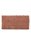 Shop_TROV_Orange Cece Yarn Woven Boho Clutch _at_Aza_Fashions