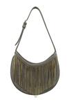 Buy_TROV_Grey Freya Metal Chain Tassel Bag _at_Aza_Fashions