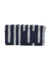 Buy_TROV_Blue Indi Brazen Ray Yarn Woven Clutch _at_Aza_Fashions