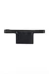 Buy_TROV_Black Zuri Pocket Belt _at_Aza_Fashions