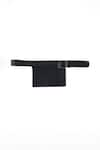 Shop_TROV_Black Zuri Pocket Belt _at_Aza_Fashions