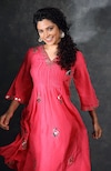 Shop_PUNIT BALANA_Pink Kurta And Pant Silk Embroidered Floral V The Alia Applique Work Choga Set