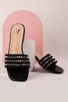 Shop_House of Vian_Black Studs Twilight Embroidered Flats _at_Aza_Fashions