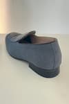 Shop_Hilo Design_Blue Textured Avellana Leather Shoes _Online_at_Aza_Fashions