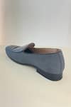 Hilo Design_Blue Textured Avellana Leather Shoes _at_Aza_Fashions