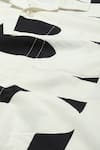 Buy_Abraham & Thakore_White 100% Cotton Poplin Print Calligraphy Shirt 