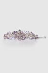 Shop_House of D'oro_Purple Crystals Pervoskia Bracelet _at_Aza_Fashions