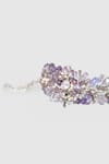 House of D'oro_Purple Crystals Pervoskia Bracelet _Online_at_Aza_Fashions