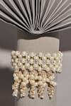 HOUSE OF D"ORO_White Pearl Solstice Bracelet _Online_at_Aza_Fashions