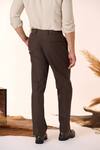 Shop_S&N by Shantnu Nikhil_Brown Cotton Solid Wide-legged Trouser _at_Aza_Fashions