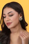 Buy_Auraa Trends_Multi Color Artificial Stones Navratna Studded Earrings _at_Aza_Fashions