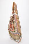 Shop_MODARTA_Multi Color Crystal Bead Embellished Potli _Online_at_Aza_Fashions