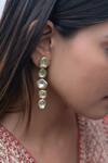 Buy_Do Taara_Gold Plated Kundan Stone Studded Earrings _at_Aza_Fashions