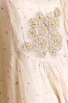 Buy_Mityan_Ivory Jute Silk Embroidered Floral Round Amarnath Tunic With Inner _Online_at_Aza_Fashions