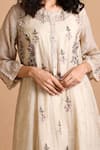 Buy_Mityan_Ivory Jute Silk Embroidered Thread Round Rue Dori And Tunic With Inner _Online_at_Aza_Fashions