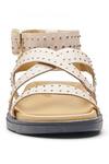 Buy_Dang Shoes_Beige Biowalker Studded Sandals_Online_at_Aza_Fashions