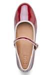 Dang Shoes_Red Emilly Glazed Mary Janes _Online_at_Aza_Fashions
