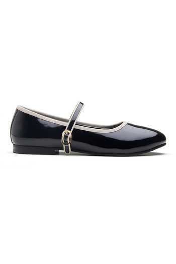 Shop_Dang Shoes_Black Buckles Strap Mary Janes _at_Aza_Fashions