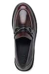 Dang Shoes_Wine Jelly Bordo Dual Toned Loafers _Online_at_Aza_Fashions