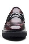 Buy_Dang Shoes_Wine Jelly Bordo Dual Toned Loafers _Online_at_Aza_Fashions