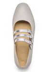 Buy_Dang Shoes_Beige Silver Multi Strap Ballerinas _Online_at_Aza_Fashions