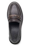 Buy_Dang Shoes_Brown Spezia Metal Piece Embellished Loafers _Online_at_Aza_Fashions