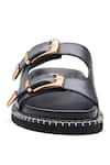 Buy_Dang Shoes_Black Double Buckle Strap Sandals _Online_at_Aza_Fashions