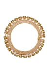 Ruby Raang_Gold Plated Kundan Studded Bangle _Online_at_Aza_Fashions