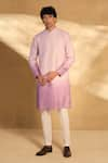 Buy_Alaya Advani_Pink Kurta And Bundi Silk Woven Geometric Set _Online_at_Aza_Fashions