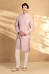 Buy_Alaya Advani_Pink Kurta And Bundi Silk Embroidered Floral Set 