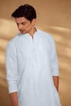 Buy_Alaya Advani_White Kurta And Bundi Silk Embellished Threadwork Scenic Set 