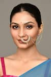 Buy_Samyukta Singhania_Gold Plated Kundan Embellished Nose Ring _Online_at_Aza_Fashions