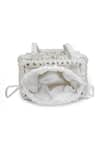 Shop_Bijoux By Priya Chandna_White Pearl Embellished Mini Handbag 