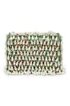 Buy_Bijoux By Priya Chandna_Green Pearls Jardin-d-amour Shell Embellished Purse 