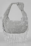 Shop_House of Bling_Silver Rhinestone Chandelier Embellished Bag _at_Aza_Fashions