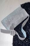 Shop_House of Bling_Silver Rhinestone Fleur Work Bag _at_Aza_Fashions