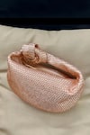 Buy_House of Bling_Pink Rhinestone Ambre Studded Bag _at_Aza_Fashions