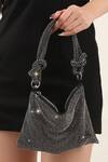 Buy_House of Bling_Black Rhinestone Gia Studded Bag _at_Aza_Fashions