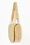 Buy_Tasna_White Crystal Bead Embellished Bag 