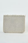 Tasna_White Diamond Embellished Clutch _Online_at_Aza_Fashions