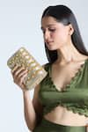 Buy_Tasna_Gold Crystal Aria Bling Embellished Clutch _at_Aza_Fashions